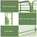 Acme Furniture Eclipse 02091W-GR Twin/Full Futon Bunk Bed IMAGE 6