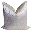 MODERN STRIPE 22x22 PILLOW COVER-BEIGE