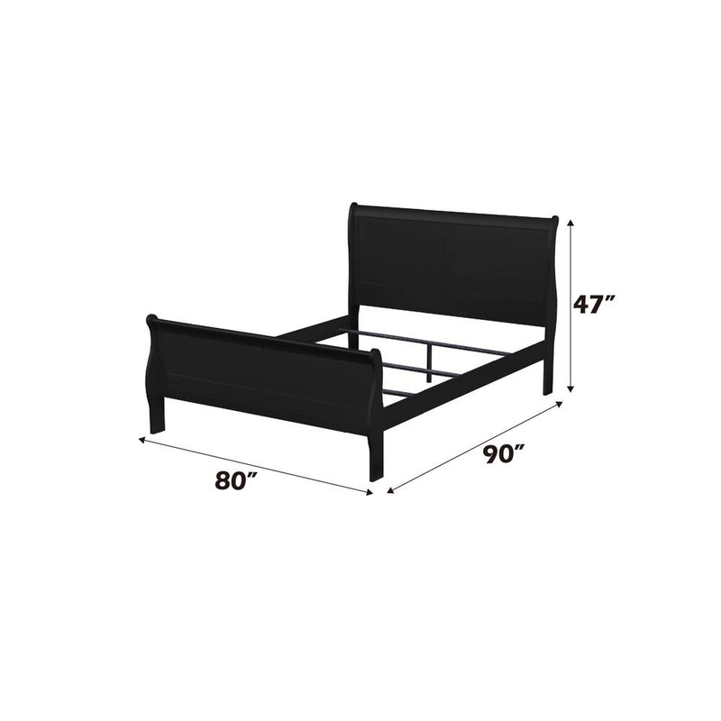 Acme Furniture Louis Philippe 23727EK EK Bed IMAGE 6