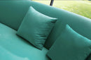 S608BU BLUE AND GOLD SOFA