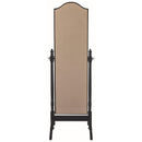  Coaster Furniture Cabot 950801 Wood Adjustable Full Length Cheval Mirror - Black IMAGE 4
