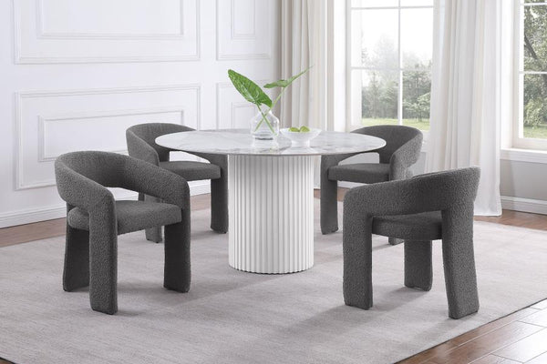 Coaster Furniture 108187 GREY ARM DINING CHAIR