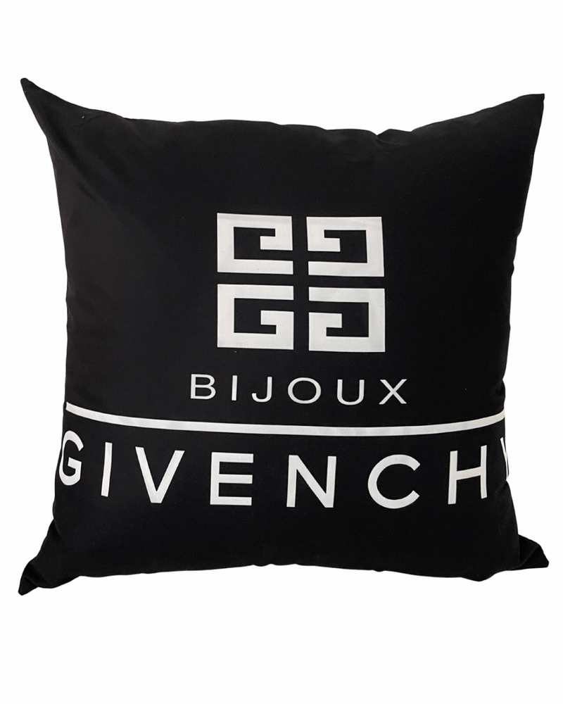 GIVENCHY BIJOUX 20x20 PILLOW COVER-BLACK &WHITE