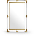 451-M Ghost Acrylic And Metal Frame Mirror