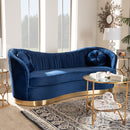 TSF5510-Dark Royal Blue/Gold-Sofa