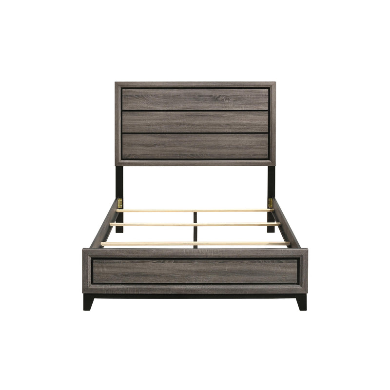  Coaster Furniture Watson 212421KE Wood Eastern King Panel Bed - Grey Oak IMAGE 4