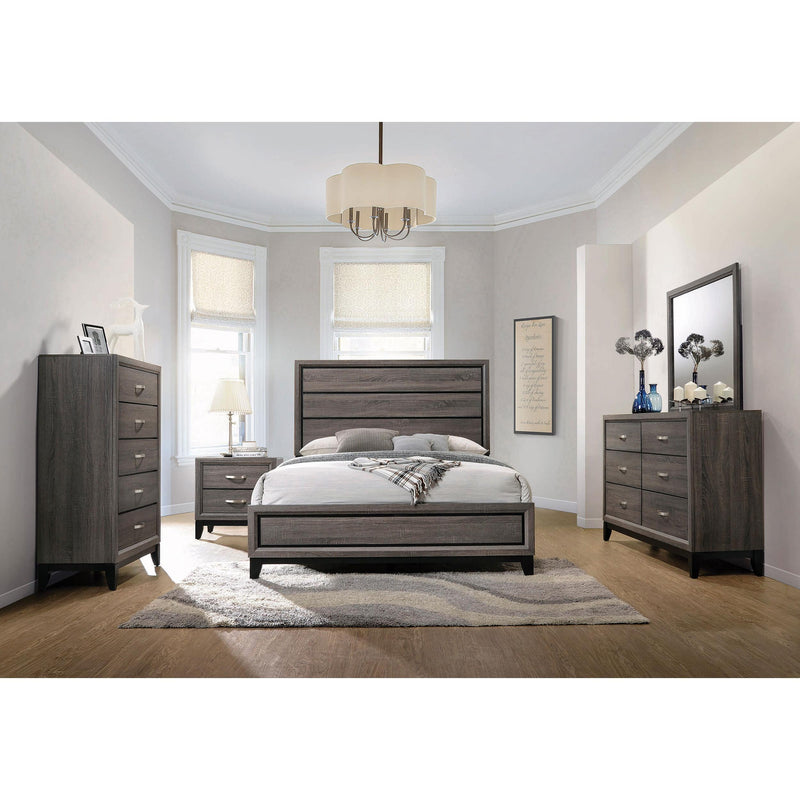  Coaster Furniture Watson 212425 5-Drawer Bedroom Chest - Grey Oak IMAGE 10