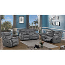  Coaster Furniture Conrad 650356 Upholstered Padded Arm Glider Recliner - Grey IMAGE 10