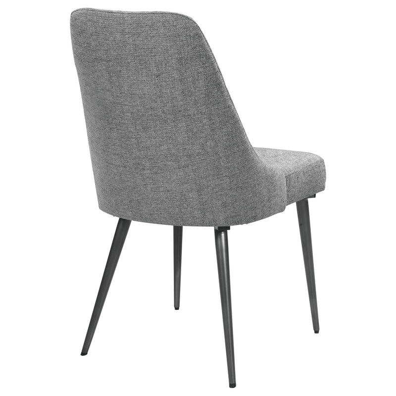  Coaster Furniture Alan 190442 Fabric Upholstered Dining Side Chair - Grey (Set of 2) IMAGE 7