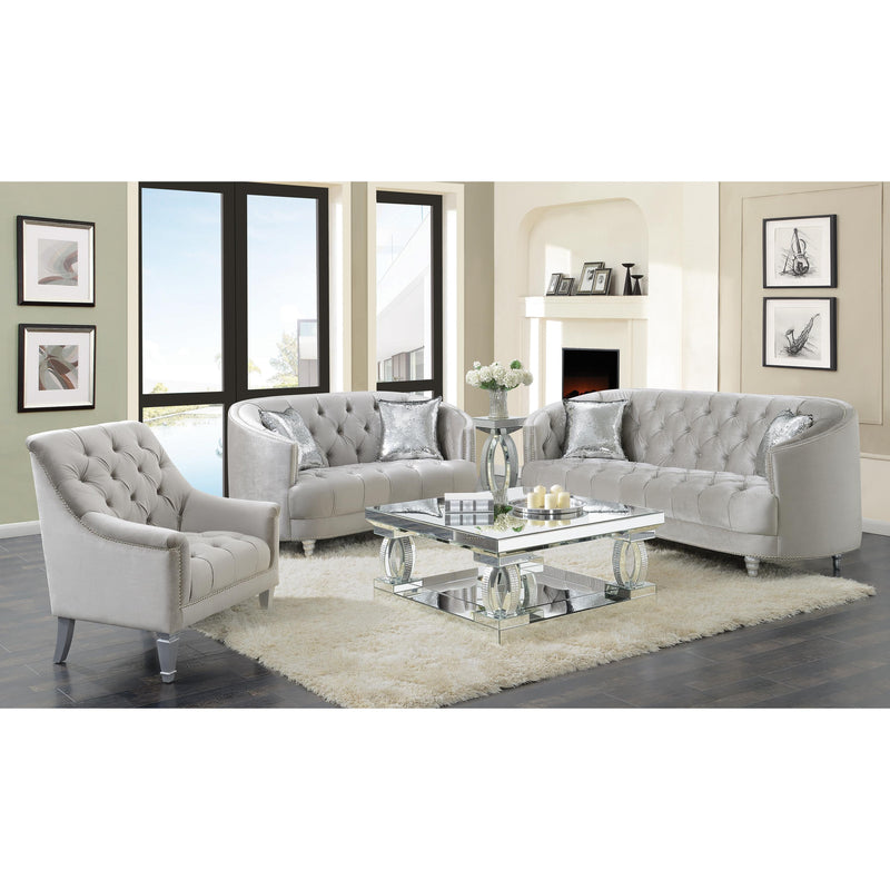 Coaster Furniture Avonlea Stationary Fabric Sofa 508461 IMAGE 3