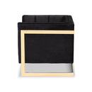 TSF-5507-Black/Gold-Sofa Chair