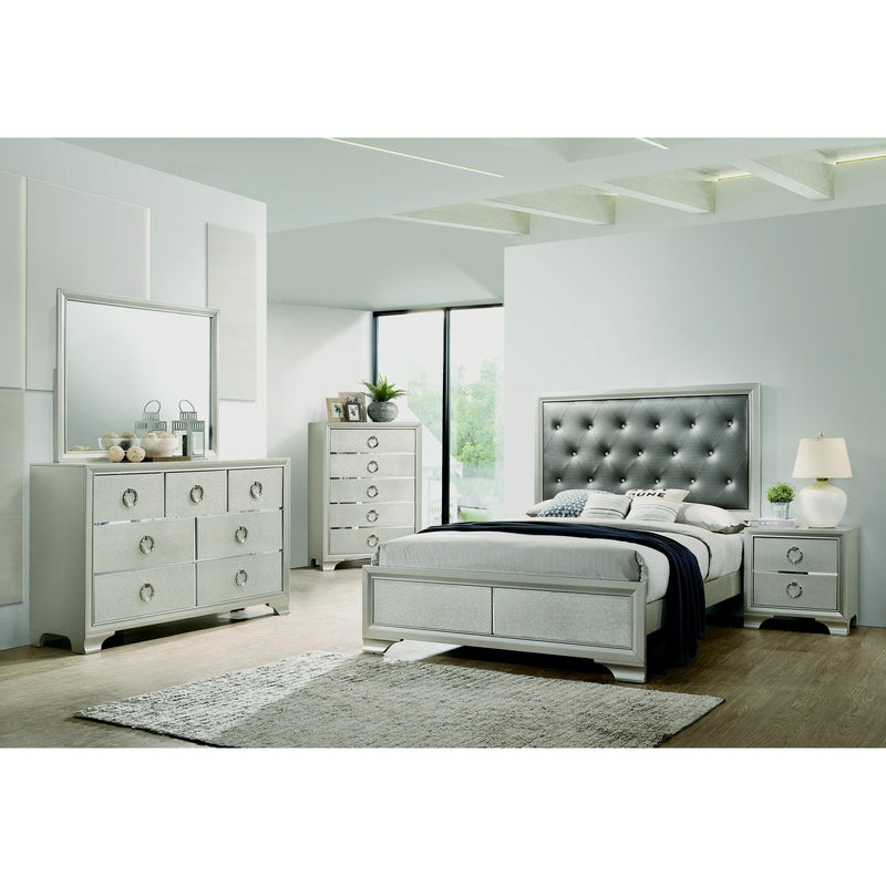 Coaster Furniture Salford King Upholstered Panel Bed 222721KE IMAGE 5