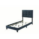  Coaster Furniture Mapes 305746T Upholstered Twin Panel Bed - Charcoal IMAGE 2