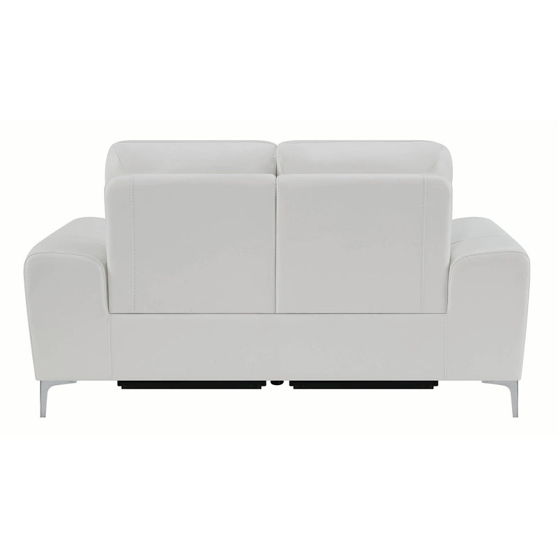 Coaster Furniture Largo Power Reclining Leather Match Loveseat 603395P IMAGE 3