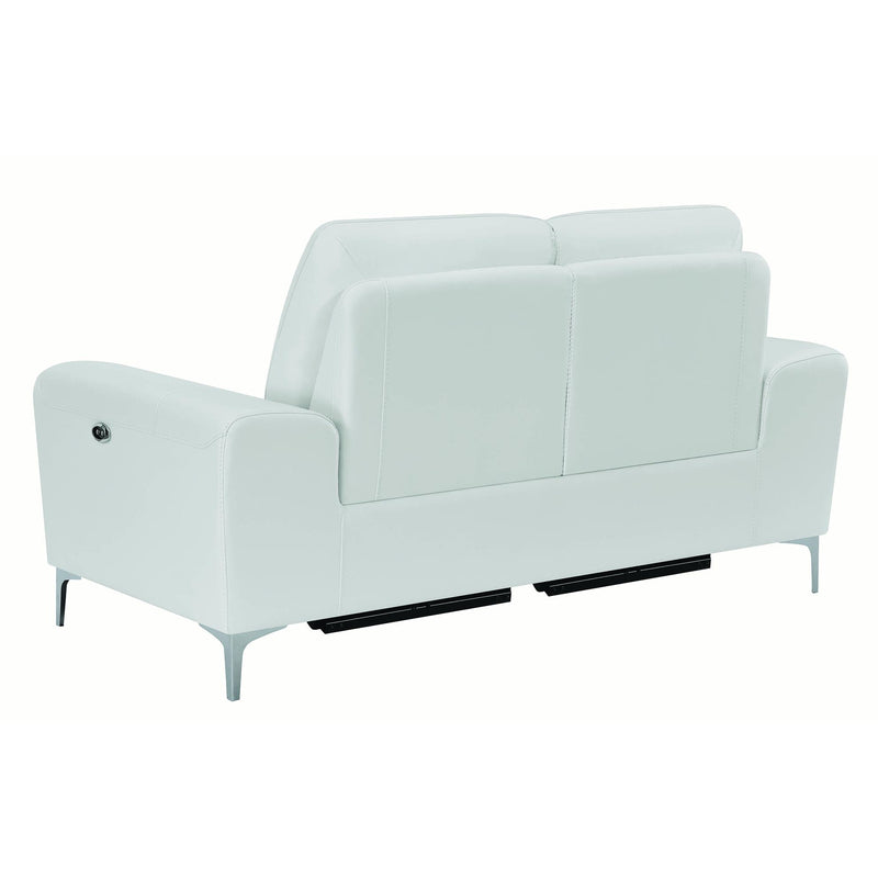 Coaster Furniture Largo Power Reclining Leather Match Loveseat 603395P IMAGE 4