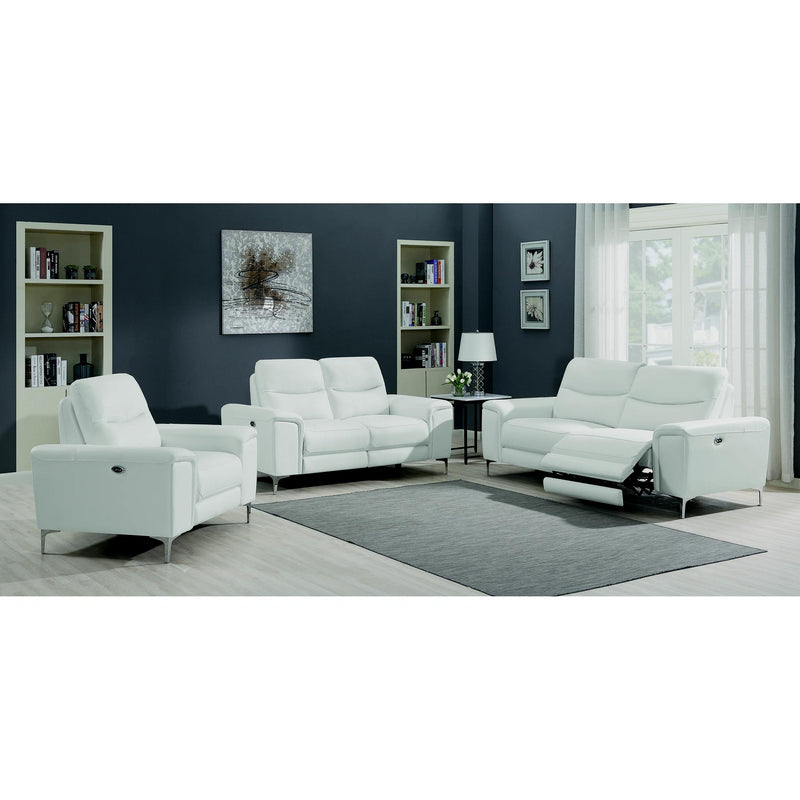 Coaster Furniture Largo Power Reclining Leather Match Loveseat 603395P IMAGE 9