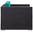 Modway Furniture Outdoor Seating Sets EEI-1809-EXP-TRQ-SET IMAGE 3