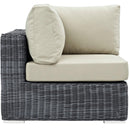 Modway Furniture Outdoor Seating Sectional Components EEI-1870-GRY-BEI IMAGE 2