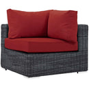 Modway Furniture Outdoor Seating Sectional Components EEI-1870-GRY-RED IMAGE 1