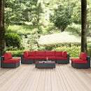 Modway Furniture Outdoor Seating Sets EEI-1883-CHC-RED-SET IMAGE 8