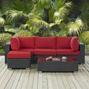 Modway Furniture Outdoor Seating Sets EEI-1890-CHC-RED-SET IMAGE 8
