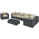 Modway Furniture Outdoor Seating Sets EEI-1892-GRY-BEI-SET IMAGE 4