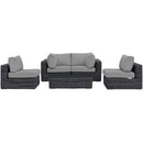 Modway Furniture Outdoor Seating Sets EEI-1896-GRY-GRY-SET IMAGE 2