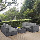 Modway Furniture Outdoor Seating Sets EEI-1896-GRY-GRY-SET IMAGE 7