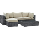 Modway Furniture Outdoor Seating Sets EEI-1904-GRY-BEI-SET IMAGE 2