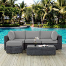 Modway Furniture Outdoor Seating Sets EEI-1904-GRY-GRY-SET IMAGE 7
