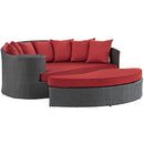 Modway Furniture Outdoor Seating Daybed EEI-1982-CHC-RED IMAGE 2