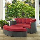 Modway Furniture Outdoor Seating Daybed EEI-1982-CHC-RED IMAGE 4