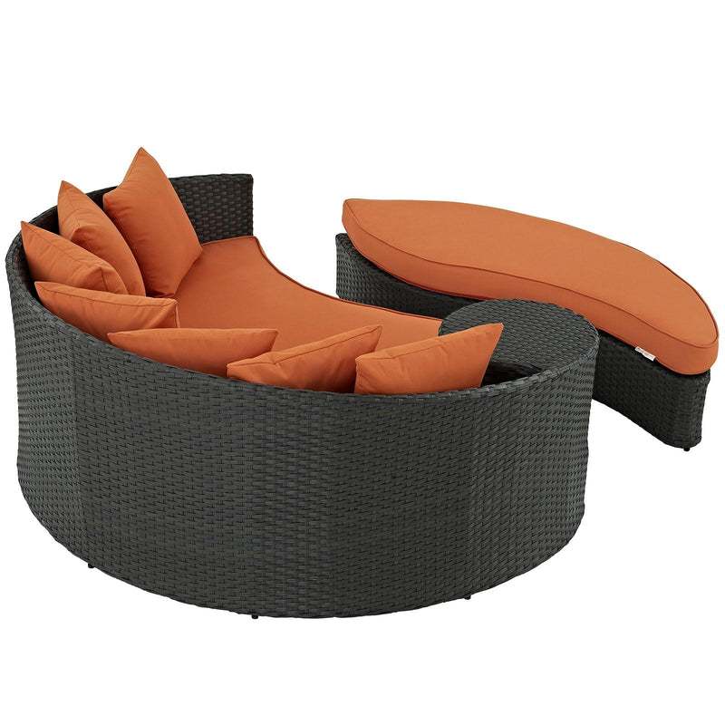 Modway Furniture Outdoor Seating Daybed EEI-1982-CHC-TUS IMAGE 3