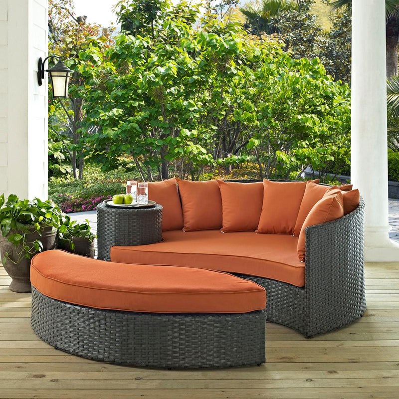 Modway Furniture Outdoor Seating Daybed EEI-1982-CHC-TUS IMAGE 4