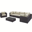 Modway Furniture Outdoor Seating Sets EEI-2157-EXP-BEI-SET IMAGE 4