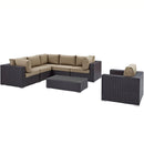 Modway Furniture Outdoor Seating Sets EEI-2157-EXP-MOC-SET IMAGE 3