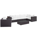 Modway Furniture Outdoor Seating Sets EEI-2157-EXP-WHI-SET IMAGE 2