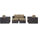 Modway Furniture Outdoor Seating Sets EEI-2158-EXP-MOC-SET IMAGE 1