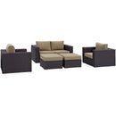 Modway Furniture Outdoor Seating Sets EEI-2158-EXP-MOC-SET IMAGE 2