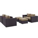 Modway Furniture Outdoor Seating Sets EEI-2158-EXP-MOC-SET IMAGE 3