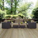 Modway Furniture Outdoor Seating Sets EEI-2158-EXP-MOC-SET IMAGE 7