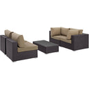 Modway Furniture Outdoor Seating Sets EEI-2163-EXP-MOC-SET IMAGE 3