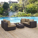 Modway Furniture Outdoor Seating Sets EEI-2163-EXP-MOC-SET IMAGE 7