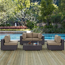 Modway Furniture Outdoor Seating Sets EEI-2163-EXP-MOC-SET IMAGE 8