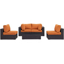 Modway Furniture Outdoor Seating Sets EEI-2163-EXP-ORA-SET IMAGE 2