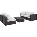 Modway Furniture Outdoor Seating Sets EEI-2163-EXP-WHI-SET IMAGE 3