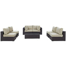 Modway Furniture Outdoor Seating Sets EEI-2164-EXP-BEI-SET IMAGE 2