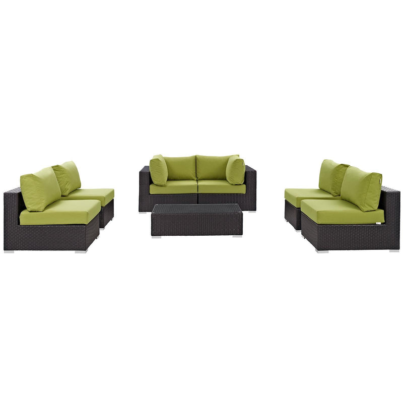 Modway Furniture Outdoor Seating Sets EEI-2164-EXP-PER-SET IMAGE 2