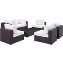 Modway Furniture Outdoor Seating Sets EEI-2164-EXP-WHI-SET IMAGE 3