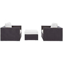 Modway Furniture Outdoor Seating Sets EEI-2174-EXP-WHI-SET IMAGE 3